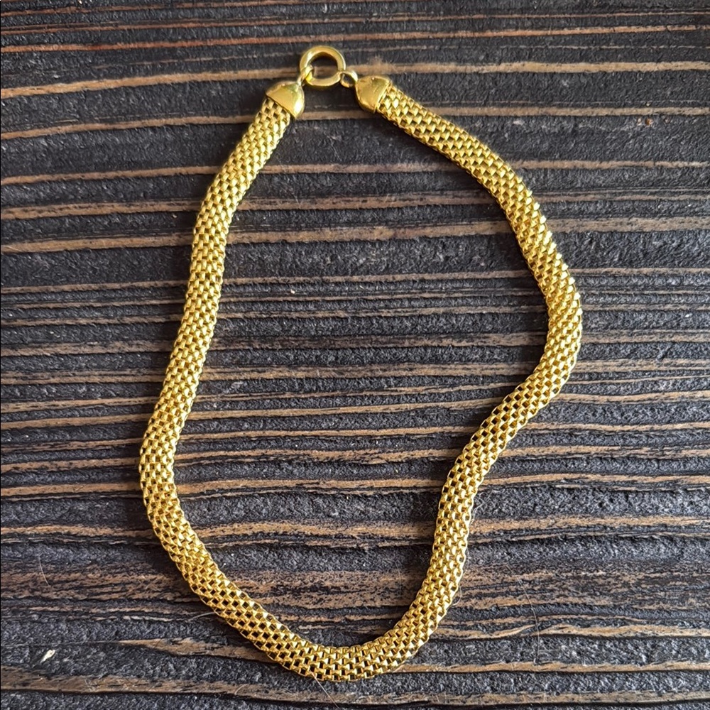 Monica Vinader Gold Mesh Necklace